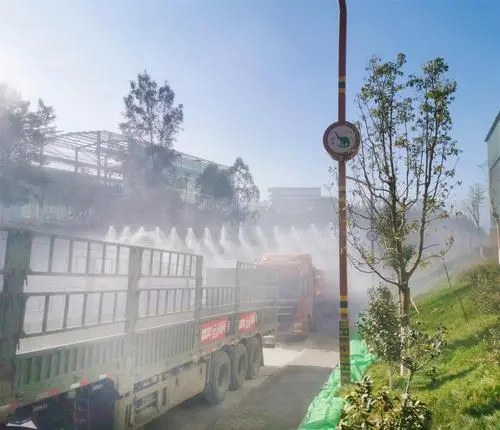 喷雾降尘设备在城市道路的应用