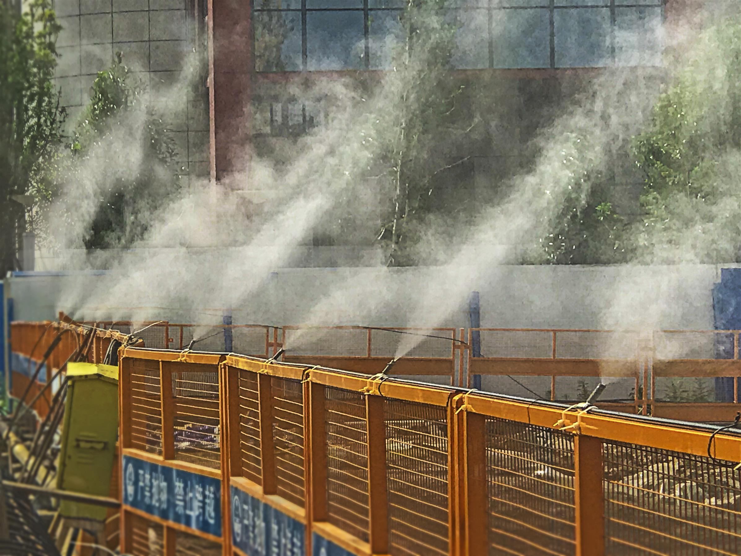 城市企业环保除尘降尘利器立杆喷雾降尘设备